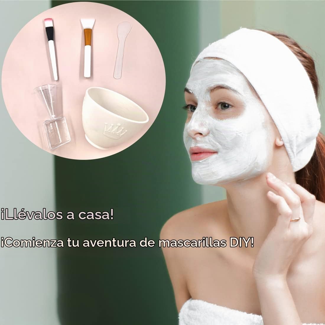 Reusable Silicone Face Mask Bowl Set – view 2