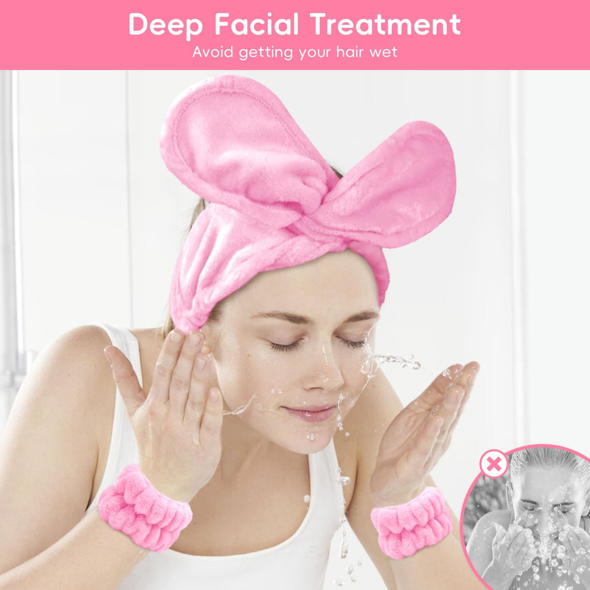 Adjustable Beauty Headband Spa Set – view 2