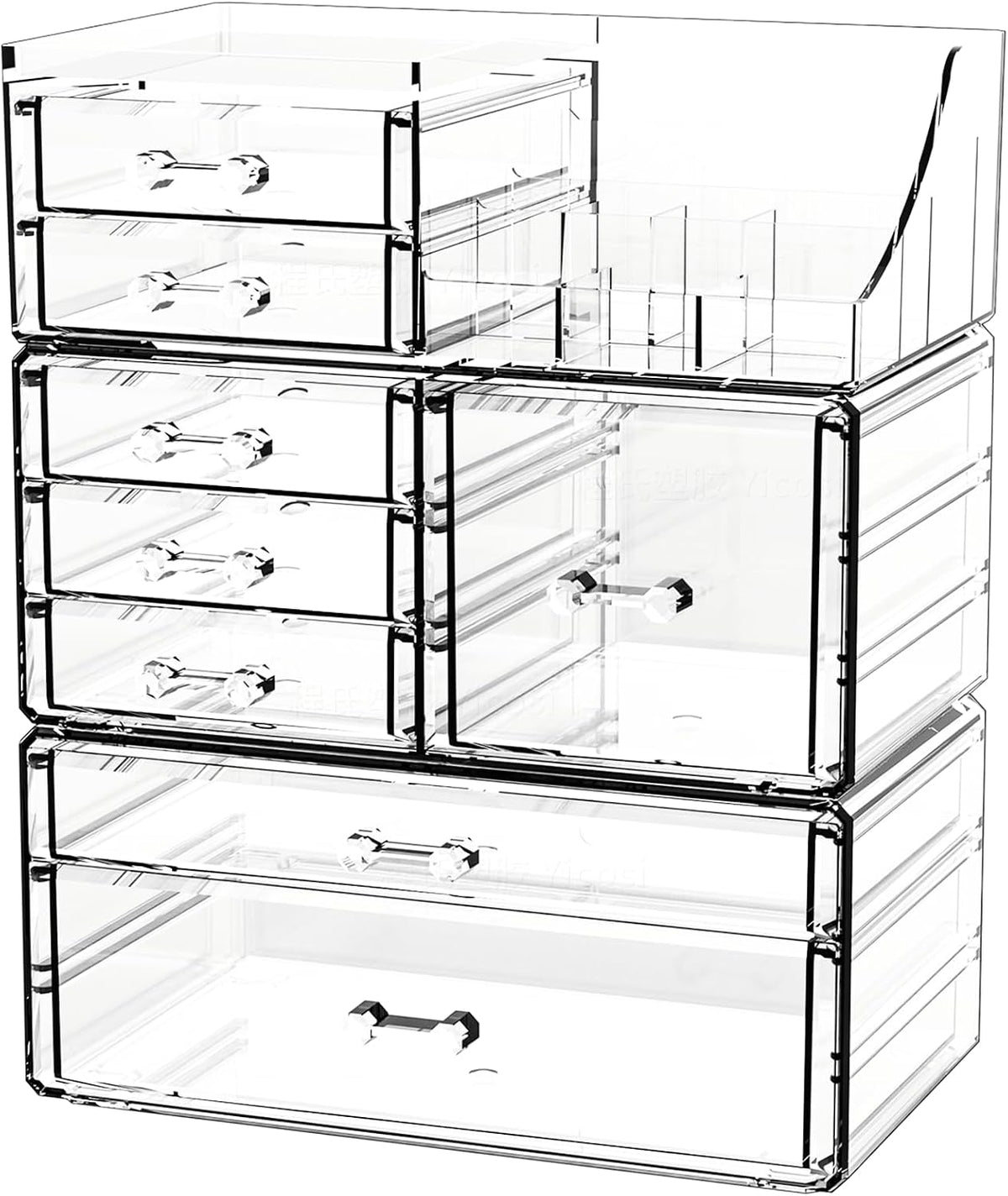 Acrylic Makeup Organizer with Drawers