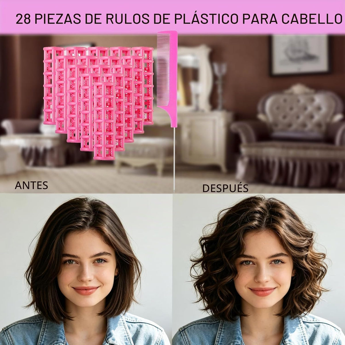No Heat Hair Roller Set – view 3