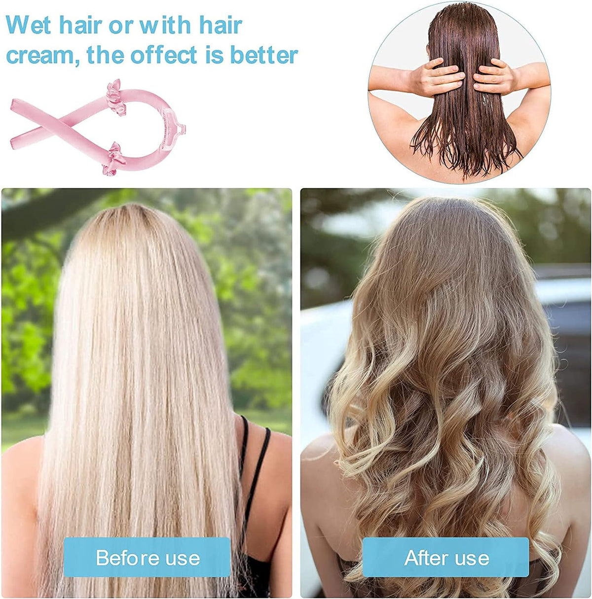 Heatless Hair Curling Ribbon – view 3