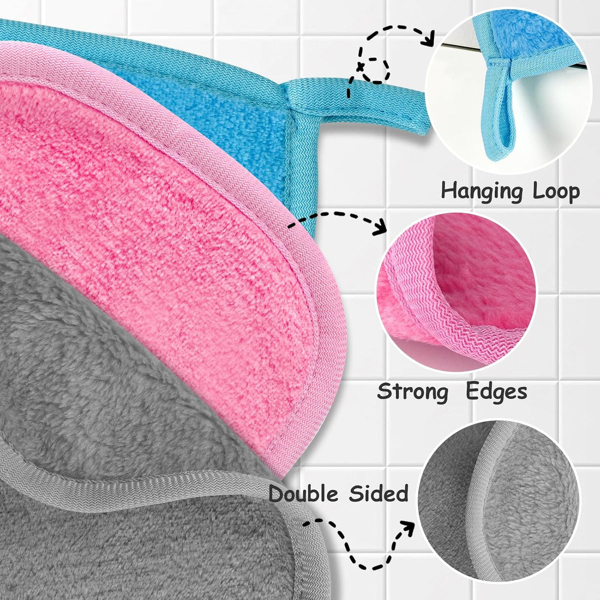 Reusable Makeup Remover Cloth Set – view 3