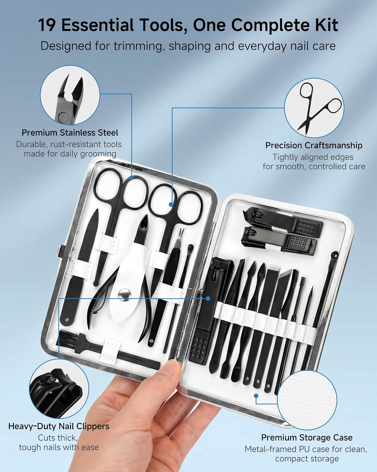 Stainless Steel Nail Care Kit