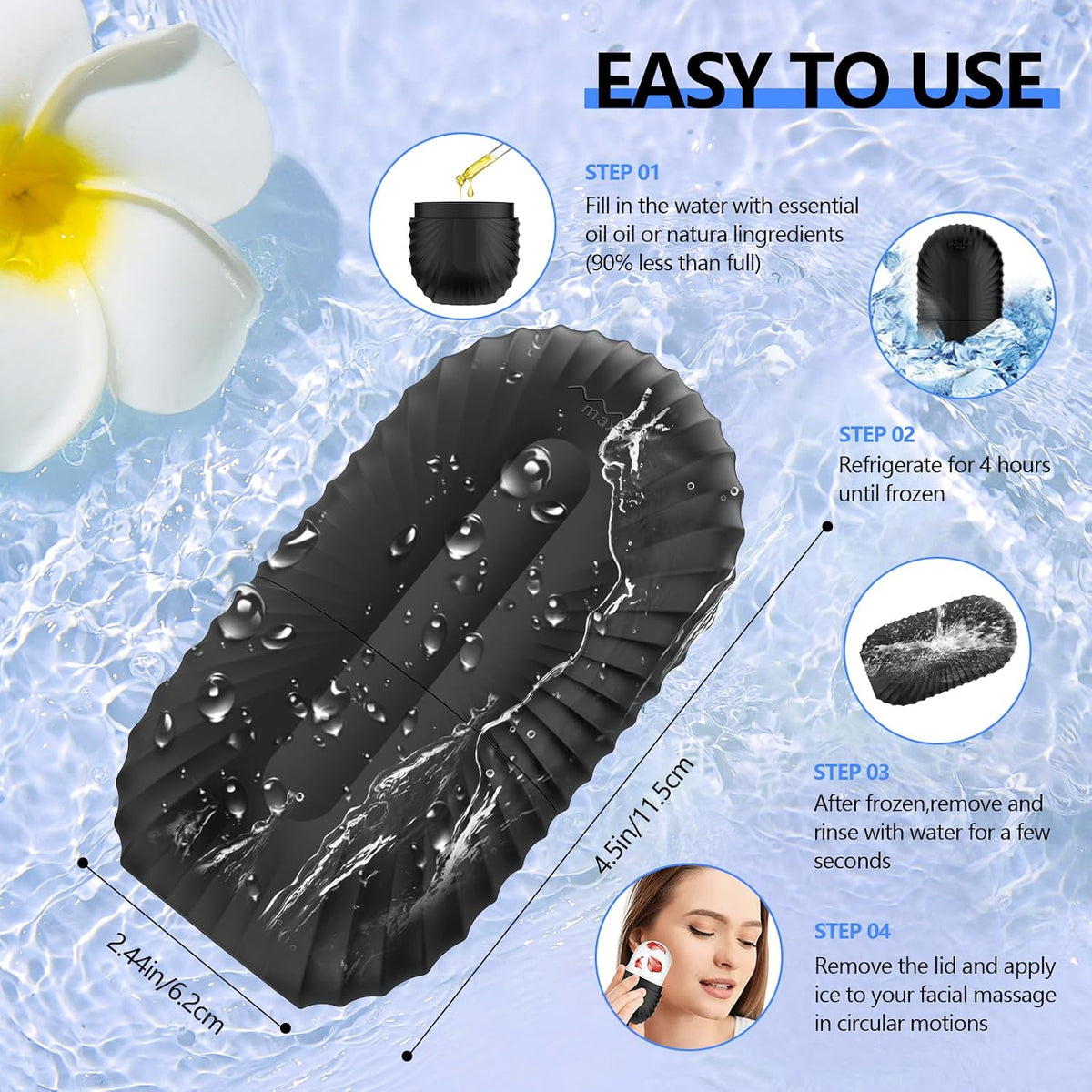 Reusable Facial Ice Cube Mold – view 4