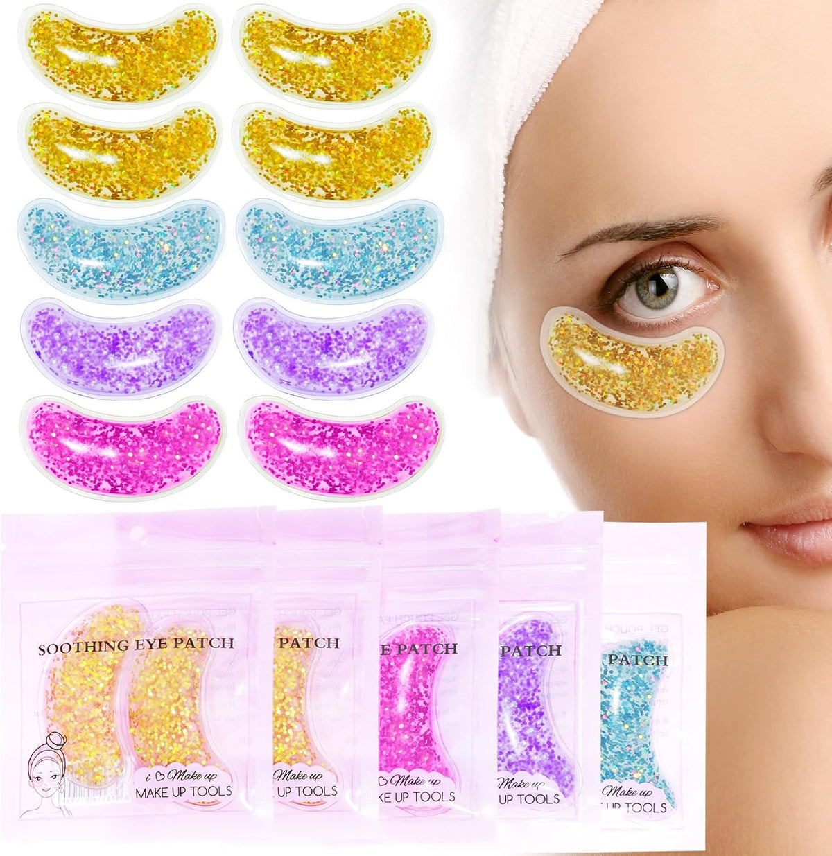 Reusable Under-Eye Cooling Gel Masks