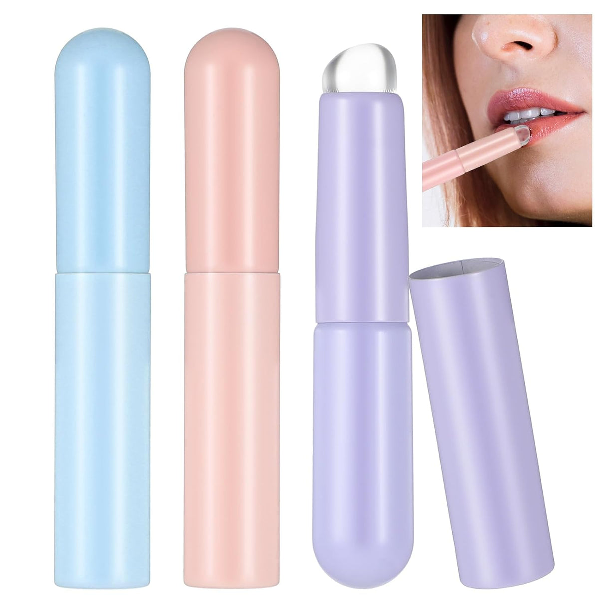 Reusable Silicone Lip Mask Applicator Set – view 2
