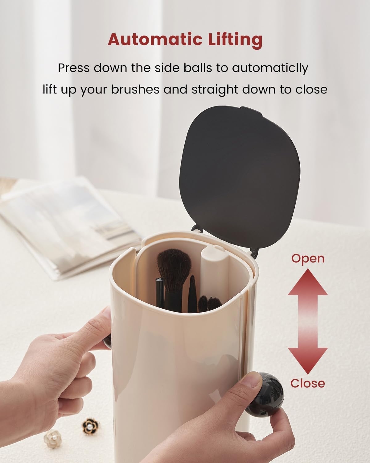 Automatic Makeup Brush Holder