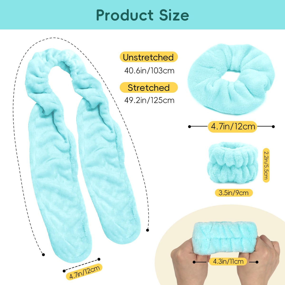 Adjustable Beauty Headband Spa Set