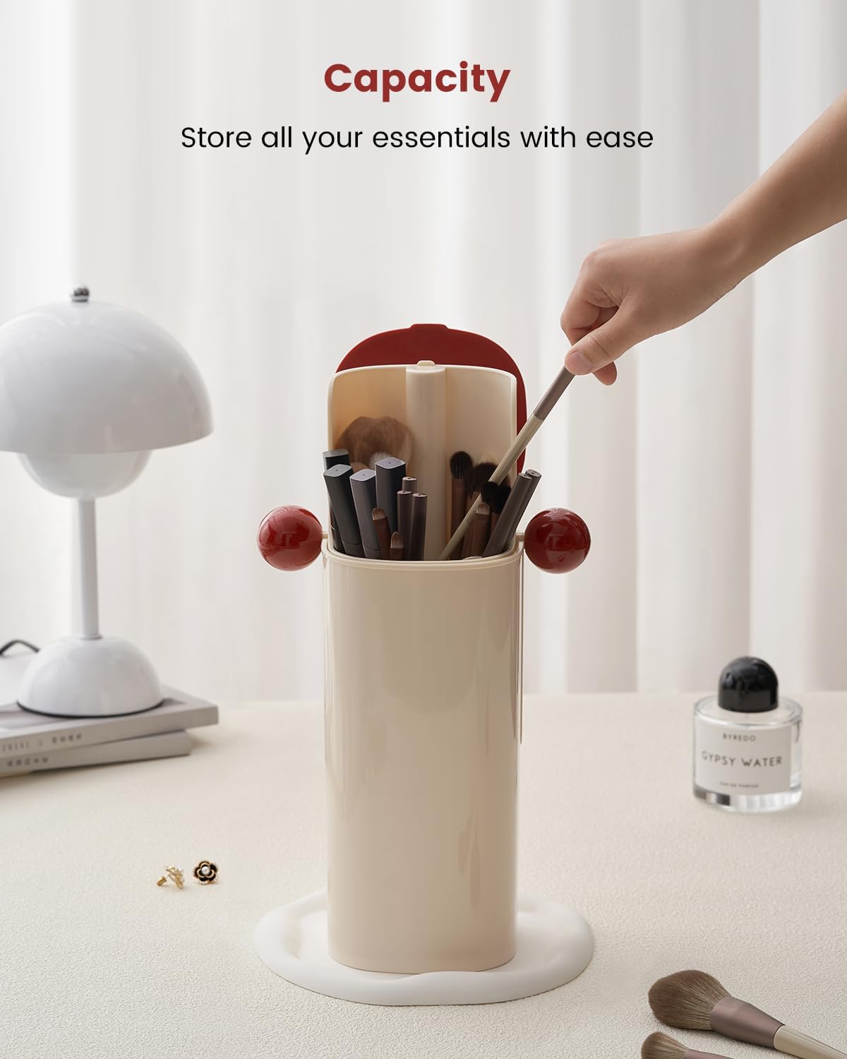 Automatic Makeup Brush Holder – view 2