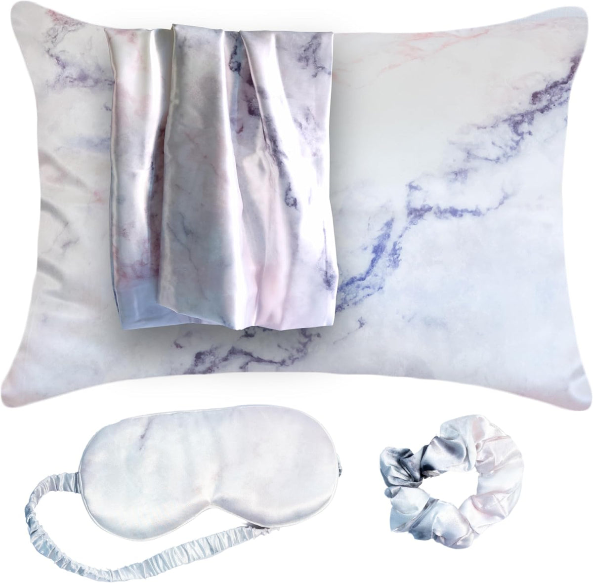 Satin Pillowcase Beauty Sleep Set