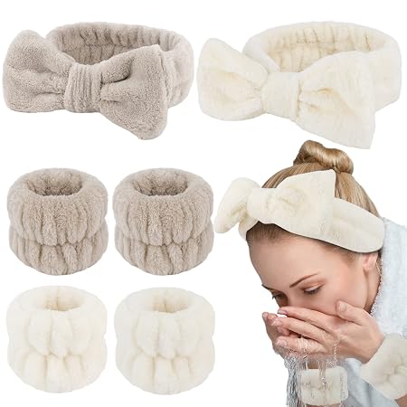 Facial Cleansing Headband Set