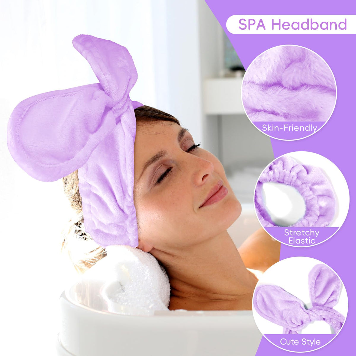 Adjustable Beauty Headband Spa Set – view 4