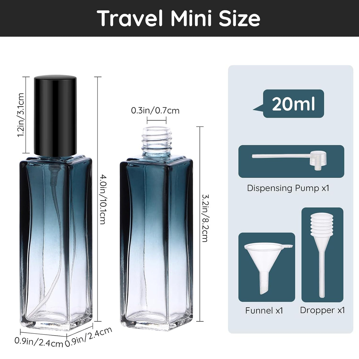 Portable Perfume Atomizer Refillable Bottle Set – view 8