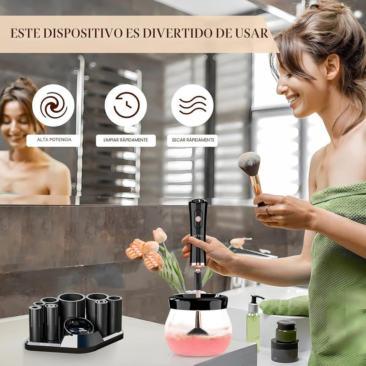 Makeup Brush Cleaning Machine – view 2