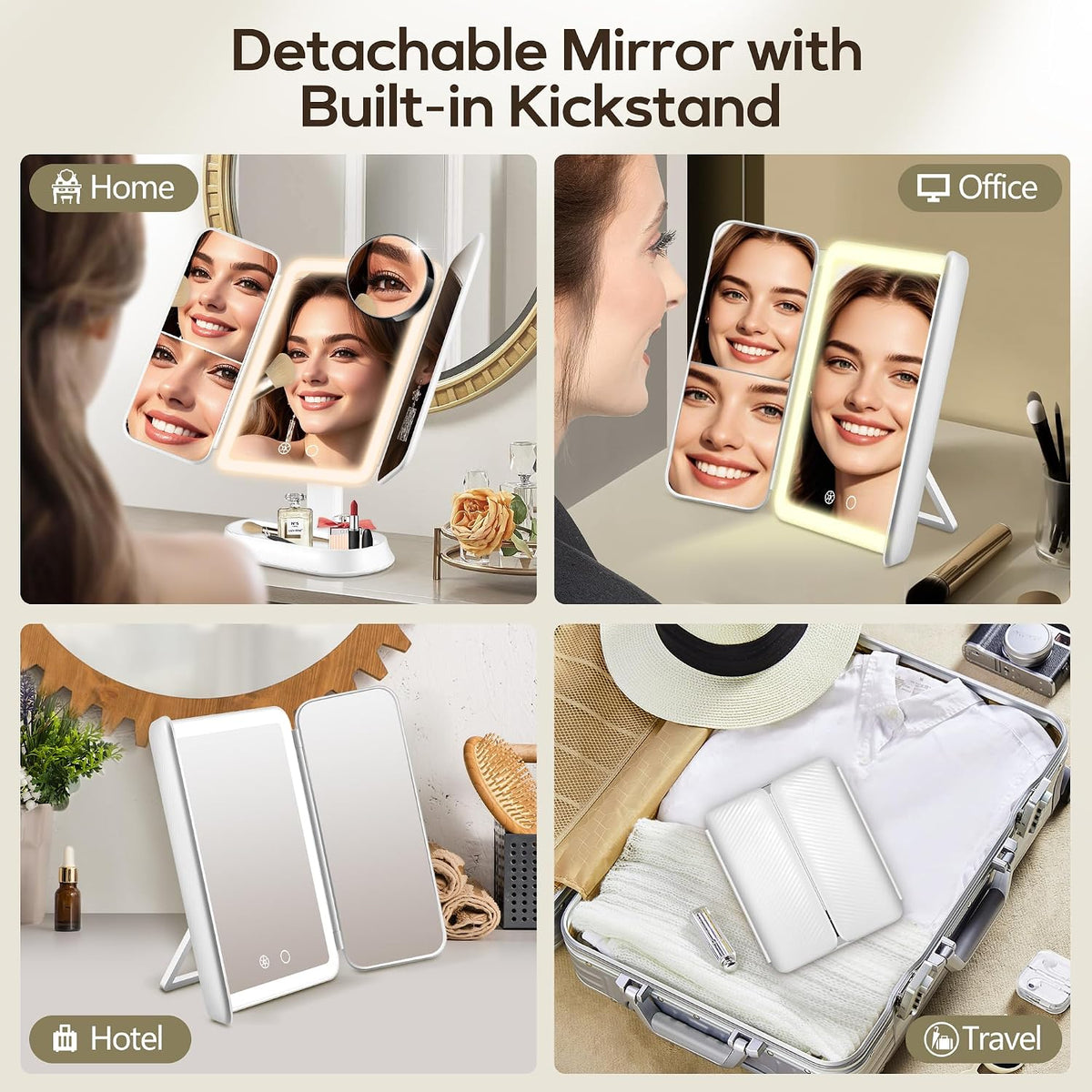 LED Makeup Mirror with Touch Control – view 4