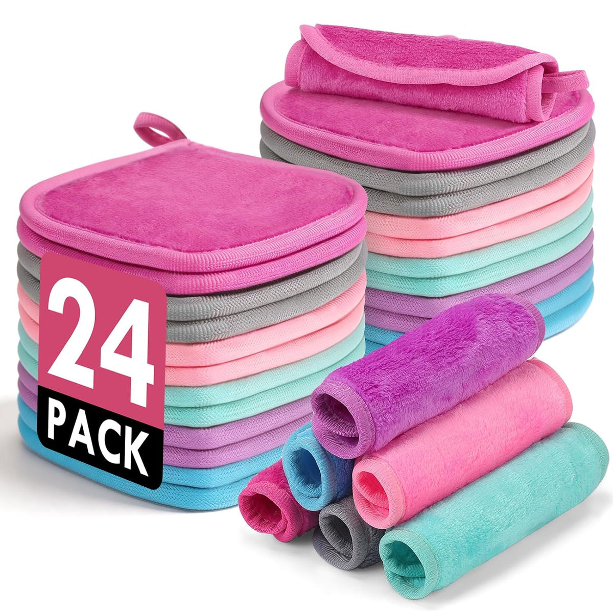 Reusable Makeup Remover Cloth Set