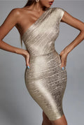 The Aurelia Gilded Bandage Dress
