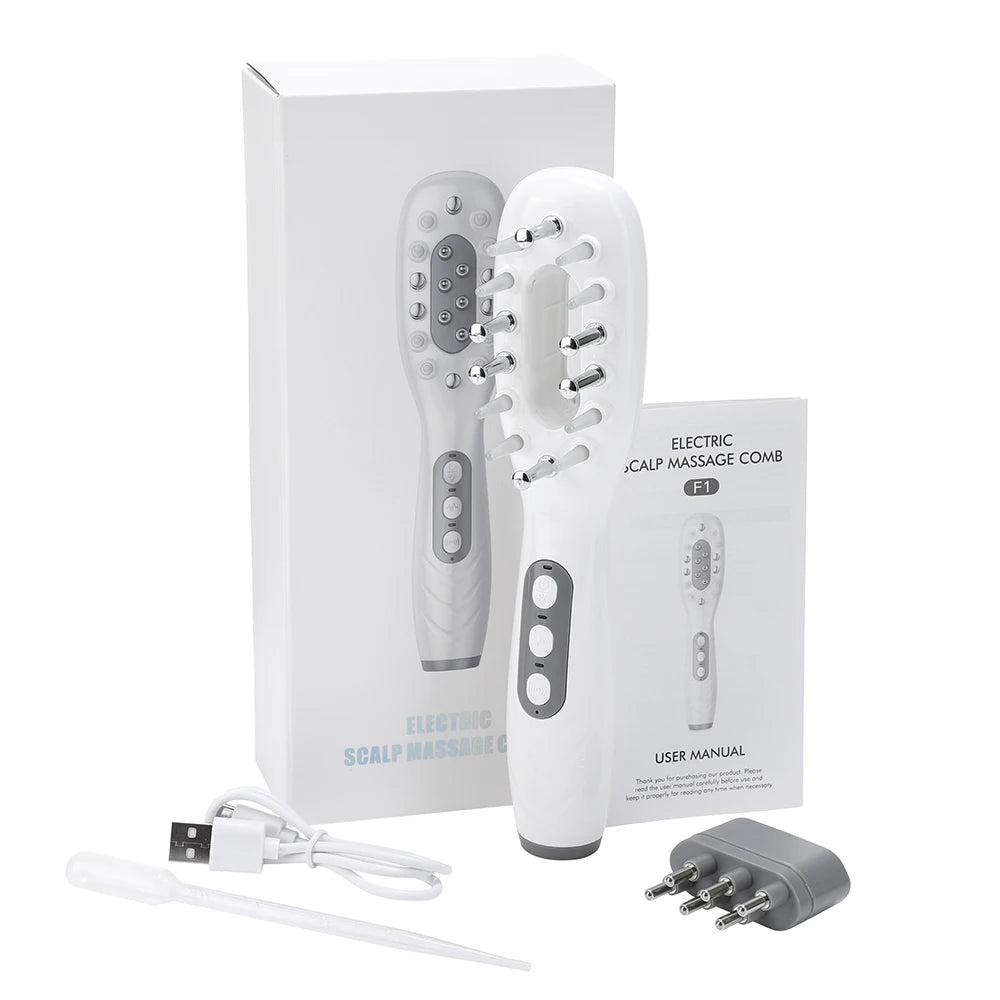 The Cellular Scalp Therapy Comb - LED Hair Growth Massager and Serum Applicator - Beauty Tools - Donna Cuore Italia.