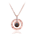 Rose Halo Pendant