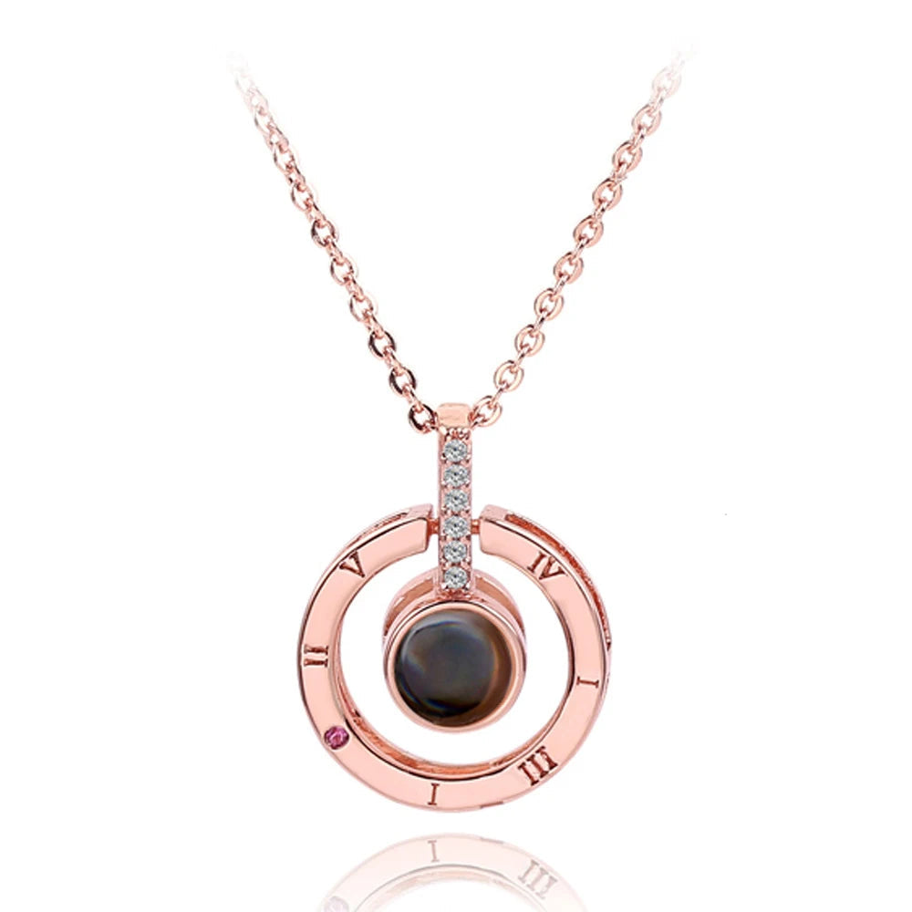 Rose Halo Pendant