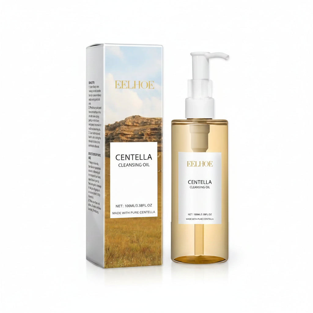 Luxury Cleansing Oil, Centella Asiatica, Makeup Remover, Quiet Luxury Skincare, Gentle Cleanser, Botanical Skincare.