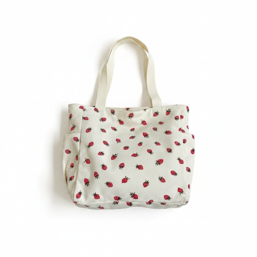 The Positano Underarm Bag - Textured Corduroy Shoulder Bag - Jewelry & Leather - Donna Cuore Italia.