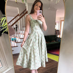 The Villa Floral Corset Dress