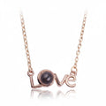  Rose Eternity Pendant- Romantic Projection Necklace - Jewelry - Donna Cuore Italia